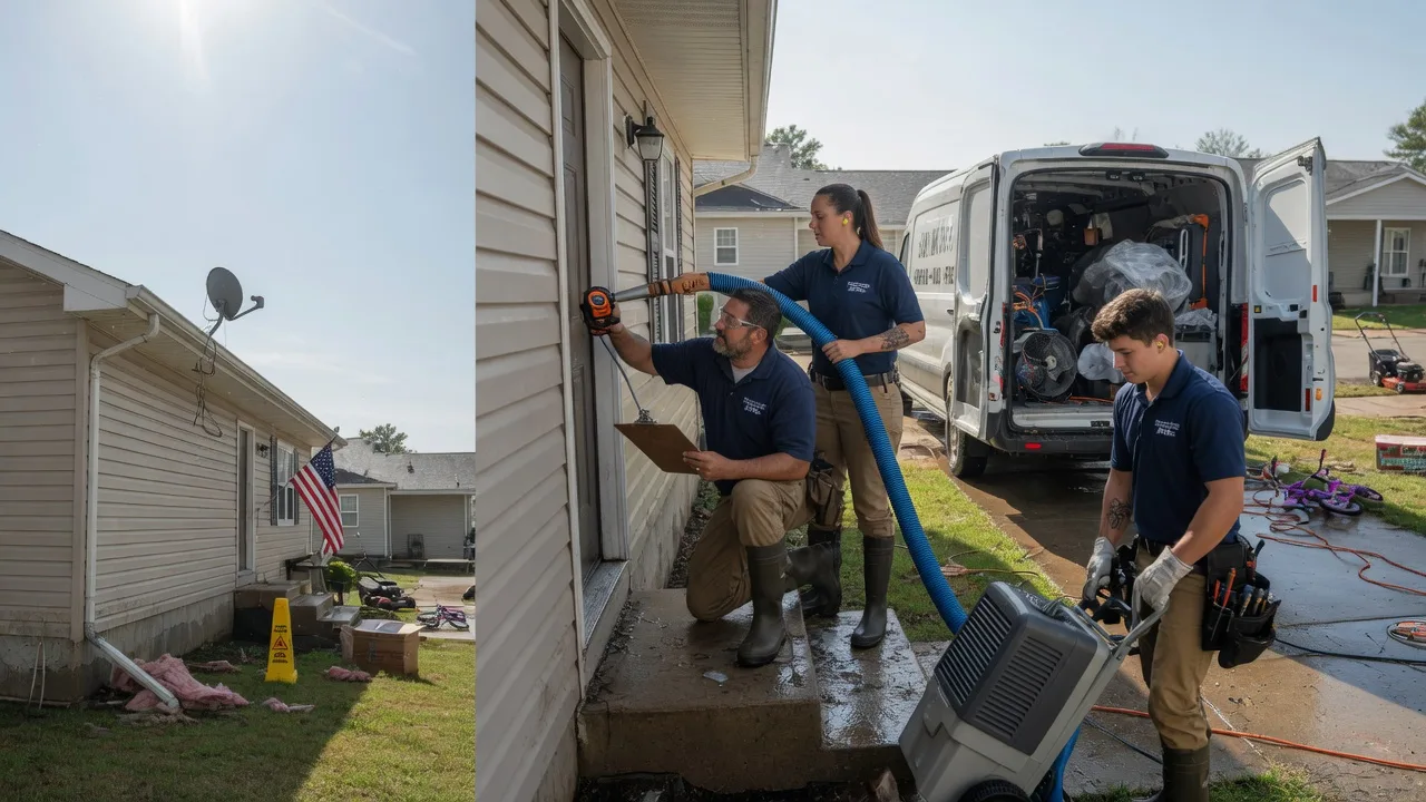 Ceiling Water Damage Restoration in Dane, WI near me